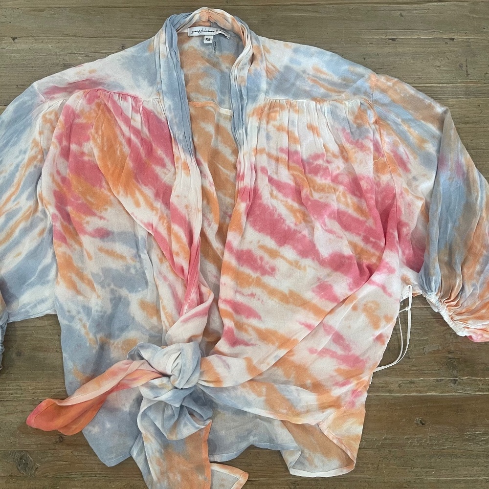 NWT Young Fabulous & Broke top/caridgan  size XS